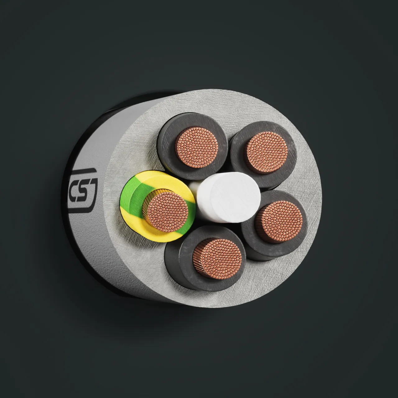 Cable: FLEXICS® SPIRAL 11: cross-section