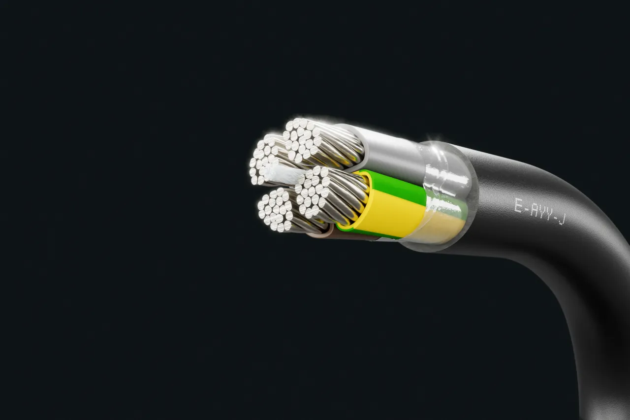 Cable image - E-AYY-J or E-AYY-O