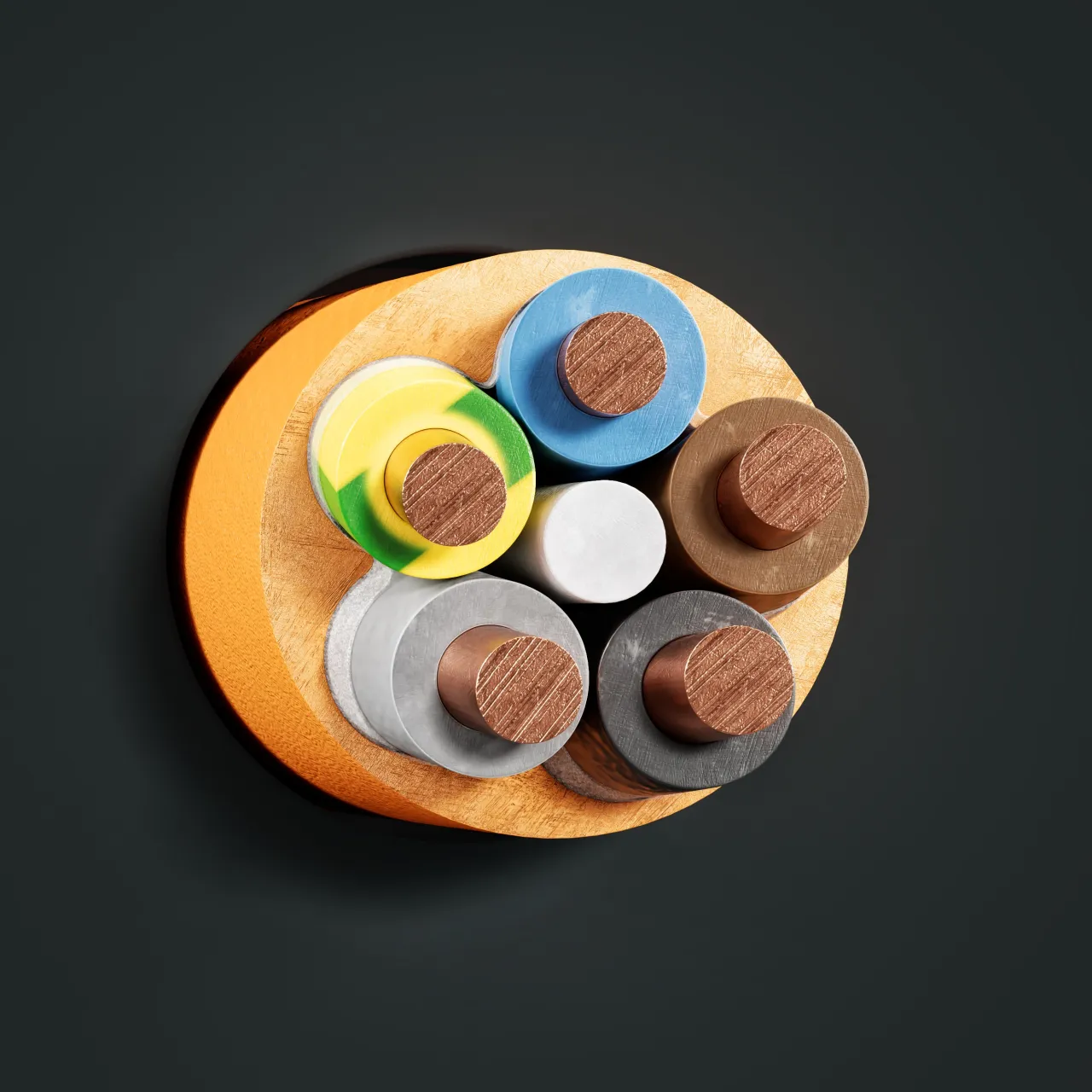 Cable: (N)HXH FE180/E30 (VDE): cross-section