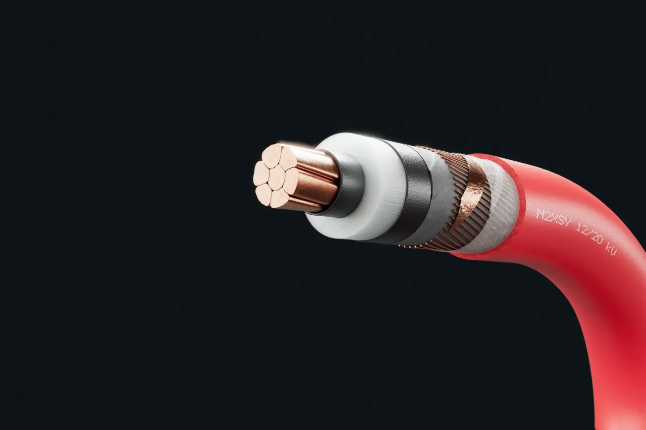 Cable image - N2XSY 12/20 kV