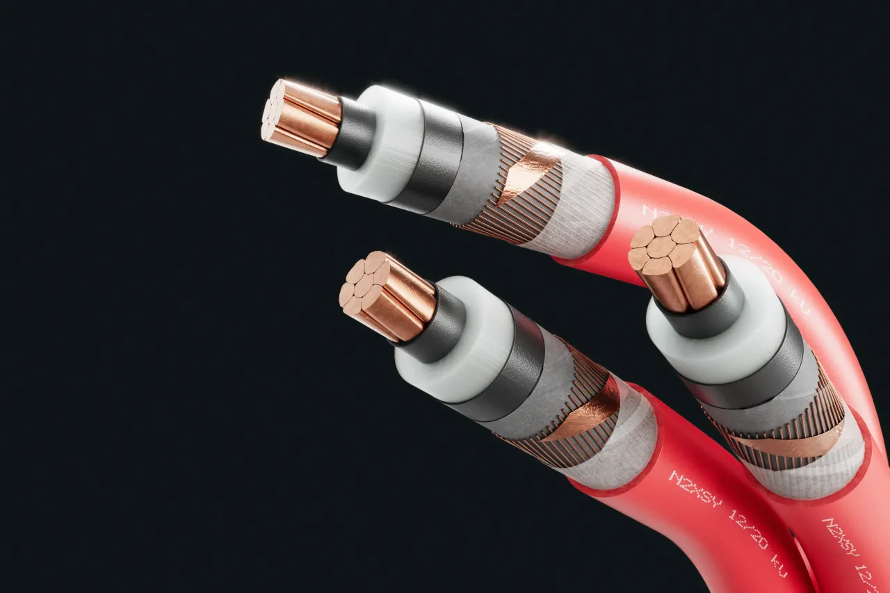 Cable image - N2XSY 12/20 kV