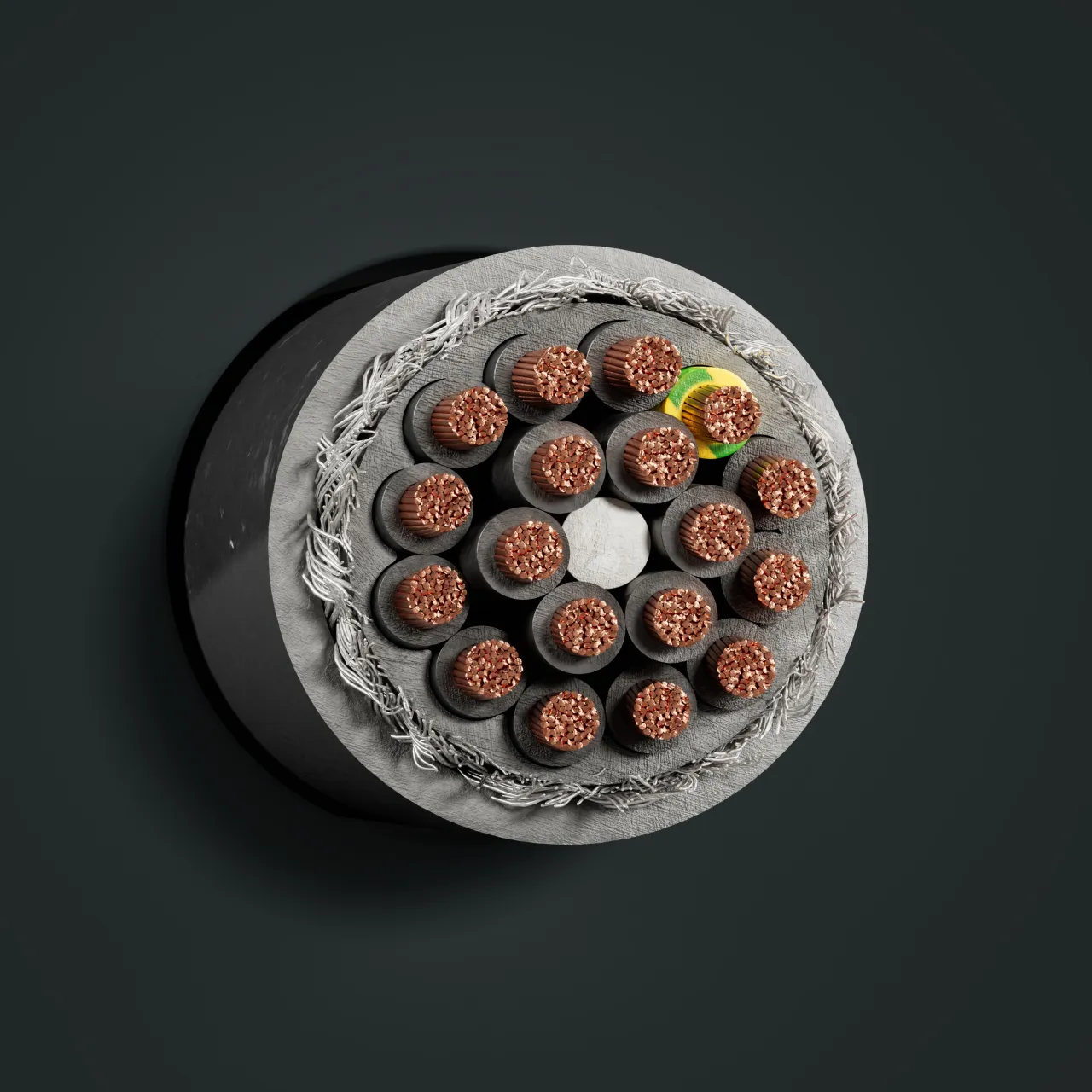Cable: YSLYCY-JZ 600 or YSLYCY-OZ 600: cross-section