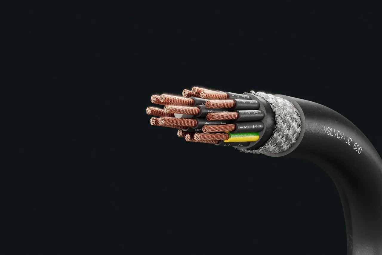 Cable image - YSLYCY-JZ 600 or YSLYCY-OZ 600