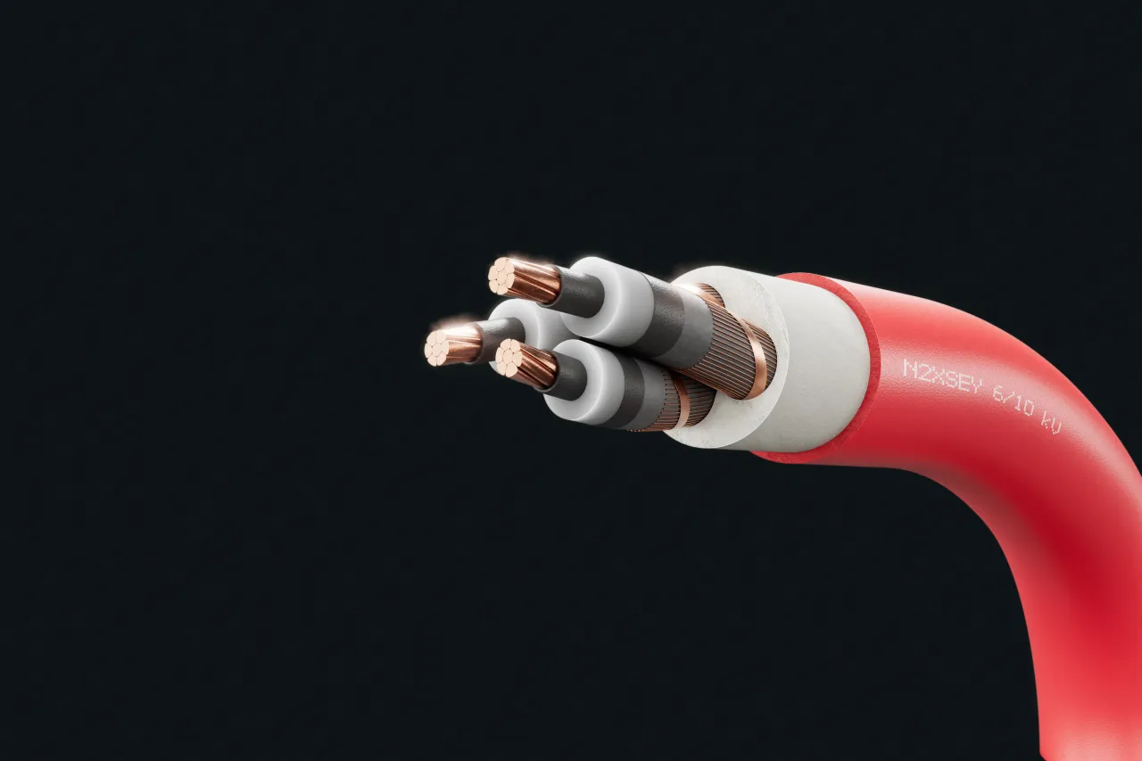 Cable image - N2XSEY 6/10 kV