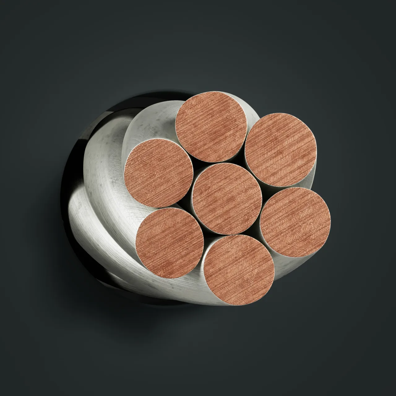 Cable: Cu rope, RMn, tinned, hard, VDE: cross-section