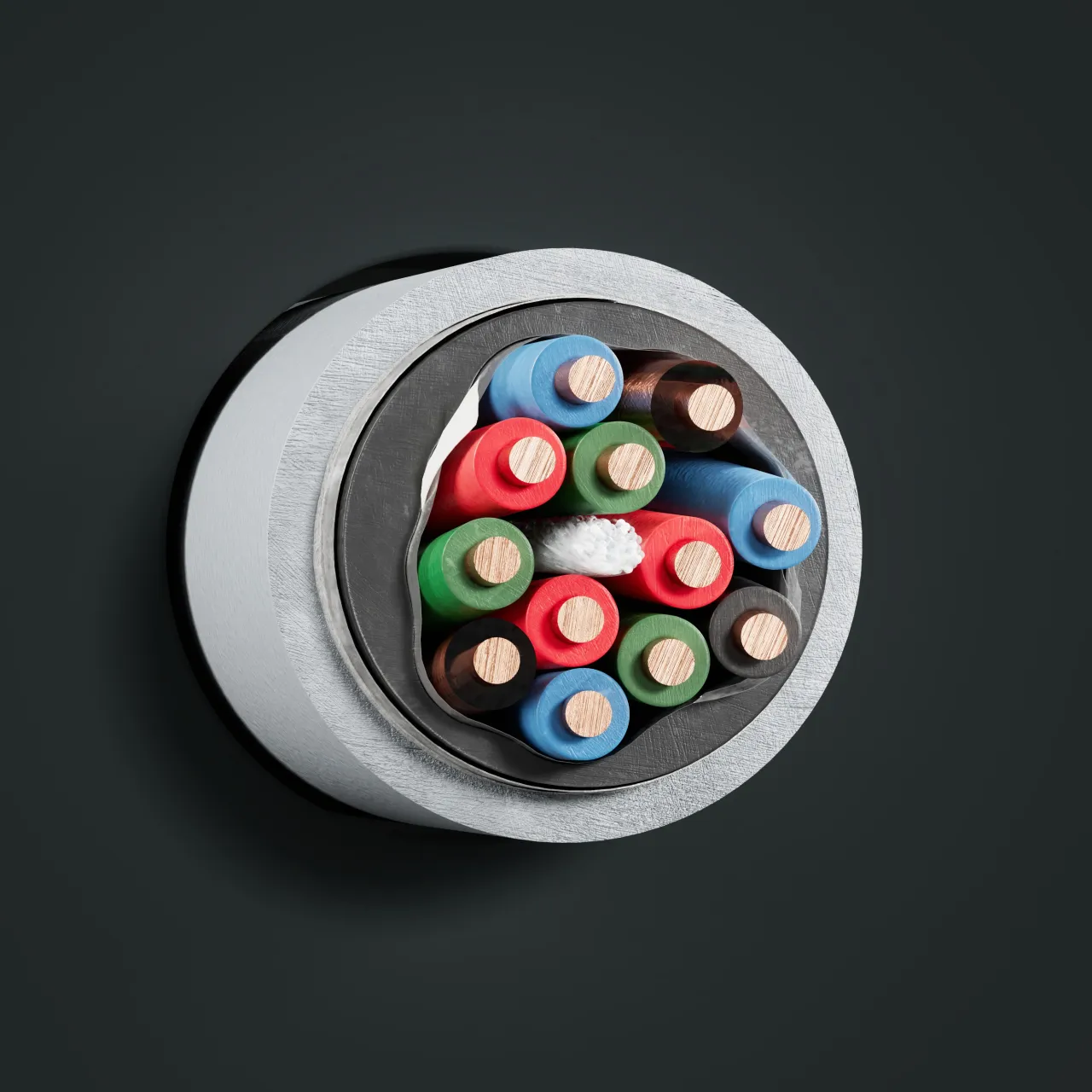 Cable: S-2Y2YBY quad: cross-section