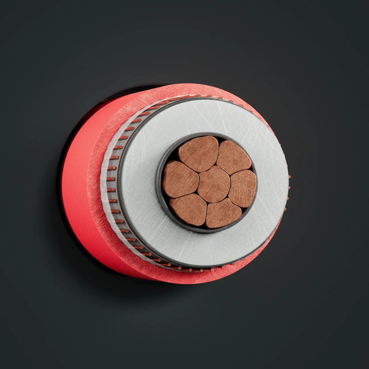 Cable: N2XSY 6/10 kV: cross-section