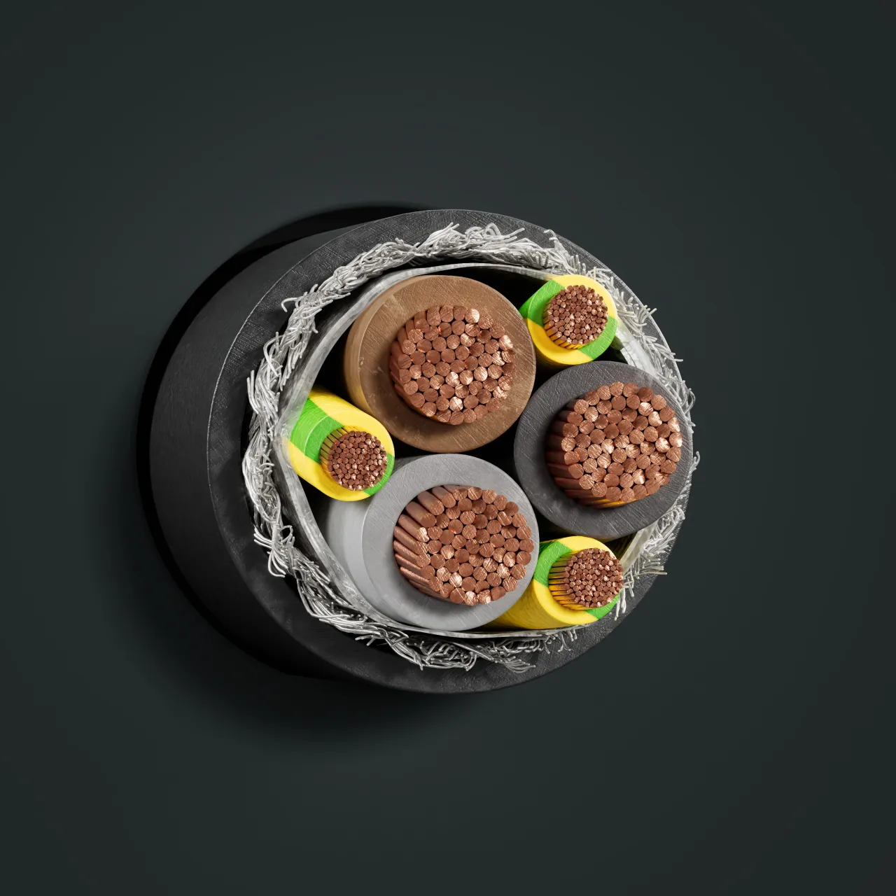 Kabelbild - 2XSL(St)CYK-J 0,6/1 kV EMV-3 PLUS