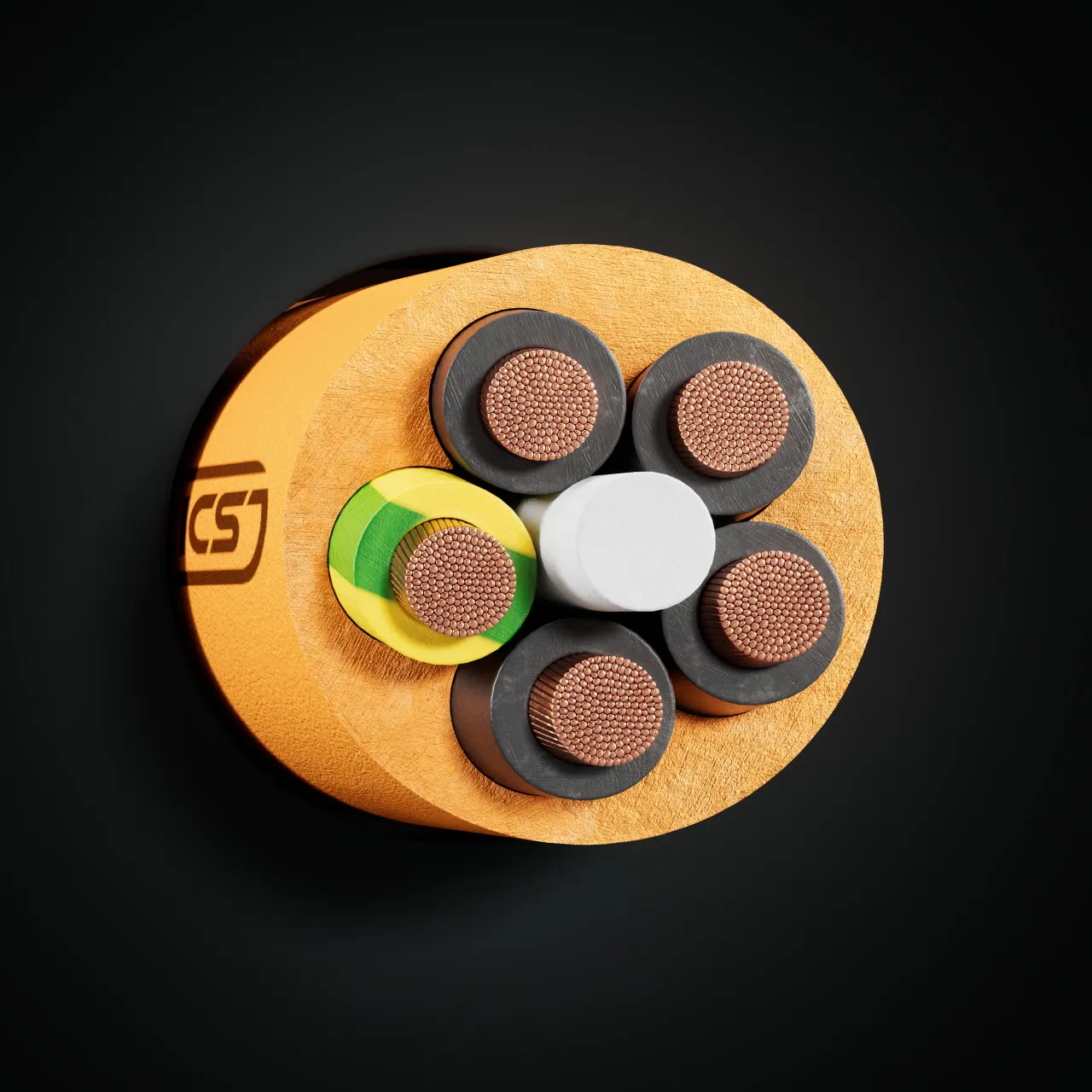 Cable: FLEXICS® SPIRAL 911: cross-section