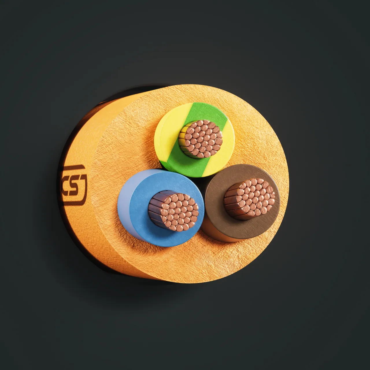 Cable: AT-N07V3V3-F K35: cross-section