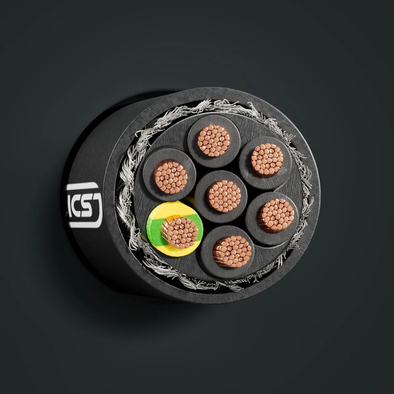 Cable: YSLYCY-JZ or -OZ 0.6/1 kV: cross-section