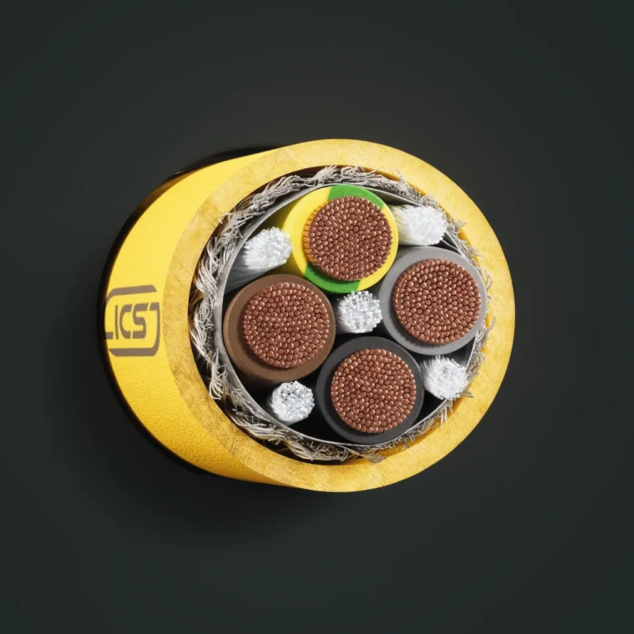 Cable: FLEXICS® S1BC4Q-F: cross-section