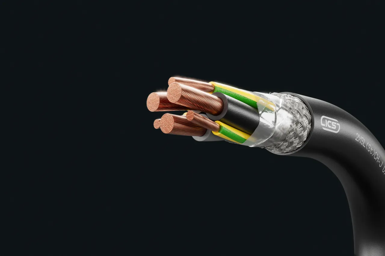Cable image - 2XSL(St)CH-J 0.6/1 kV EMV-3 PLUS